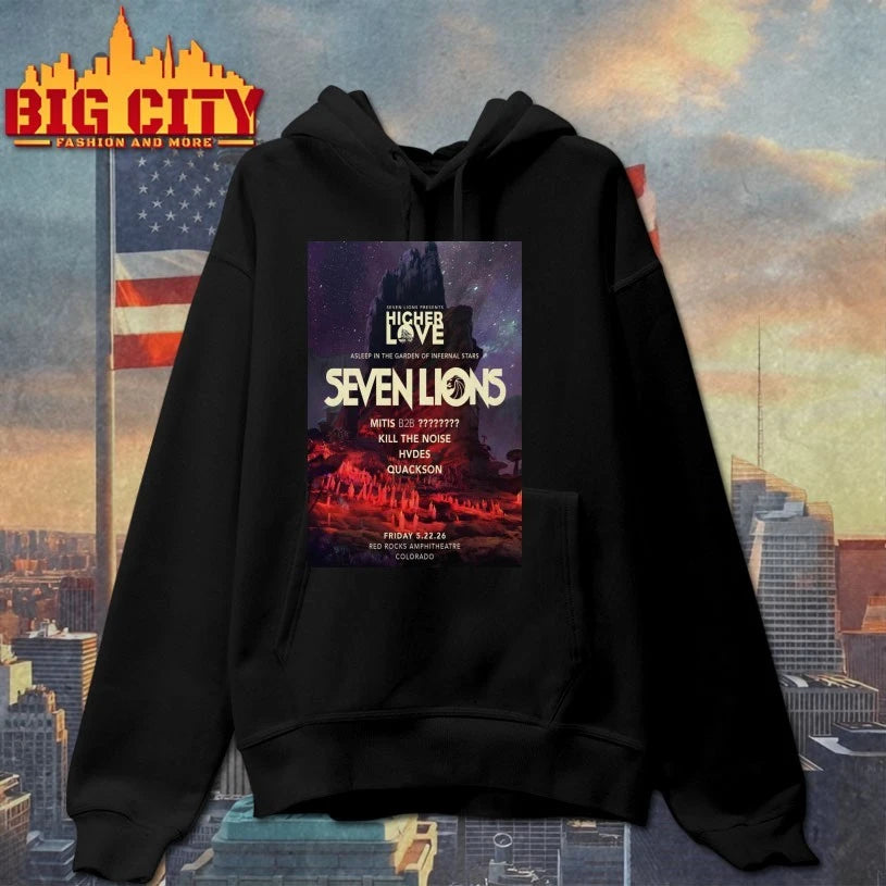 Seven Lions Fall Tour 2026 Red Rocks Park Poster Shirt