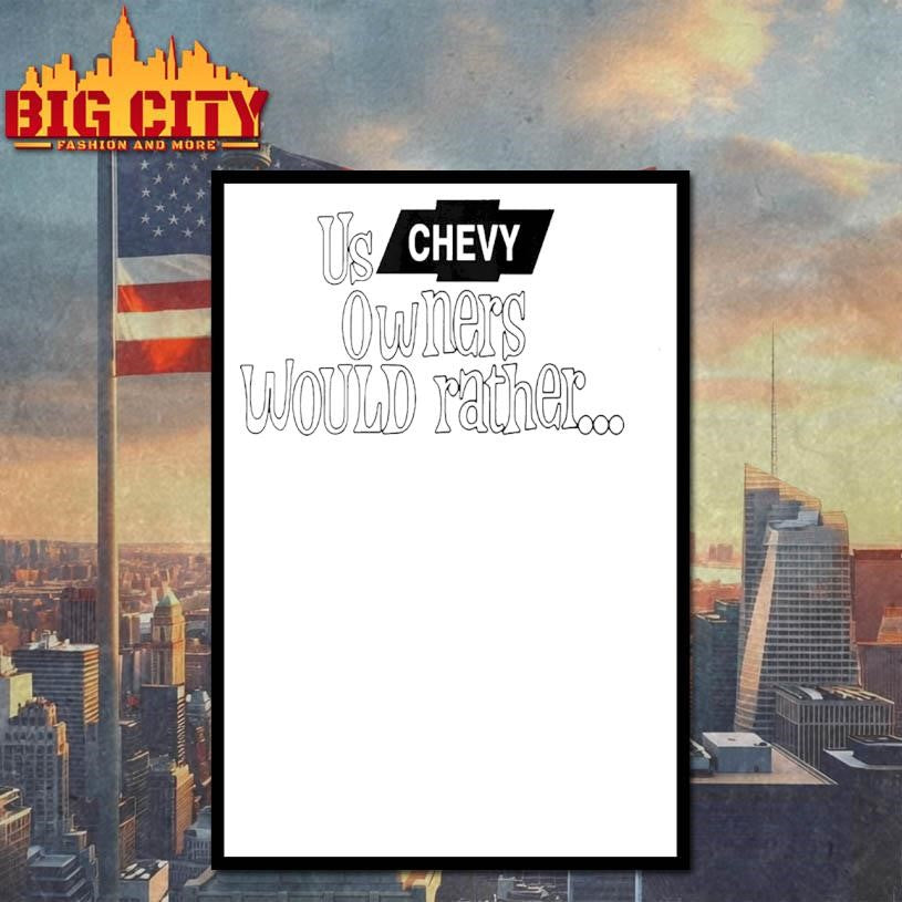 Shaboozey Us Chevy Owners Would Rather 2025 Shirt
