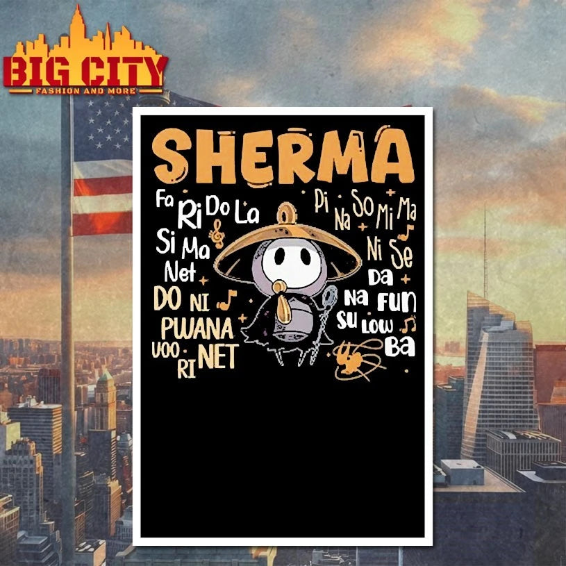 Sherma Singing Hollow Knight shirts
