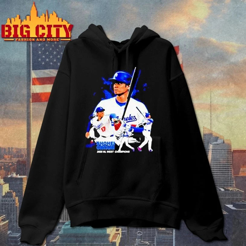 Shohei Ohtani Los Angeles Dodgers 2025 Nl West Champions Shirt Signatures Shirt
