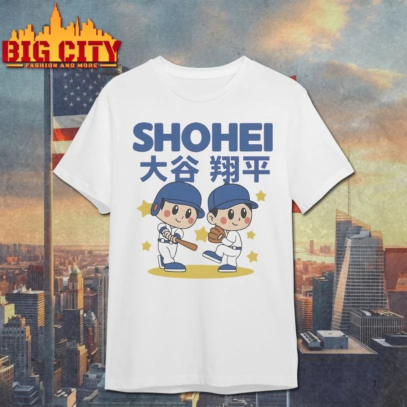 Shohei Ohtani Superstar Cartoon Baseball Mlb Shirt