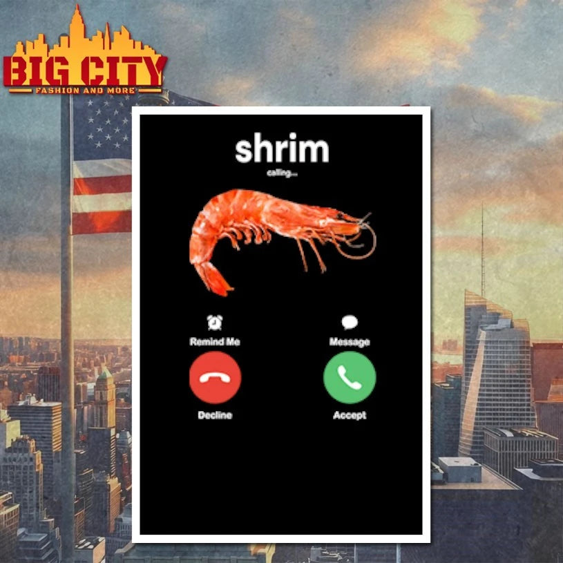 Shrim Is Calling Misspelled Shirt