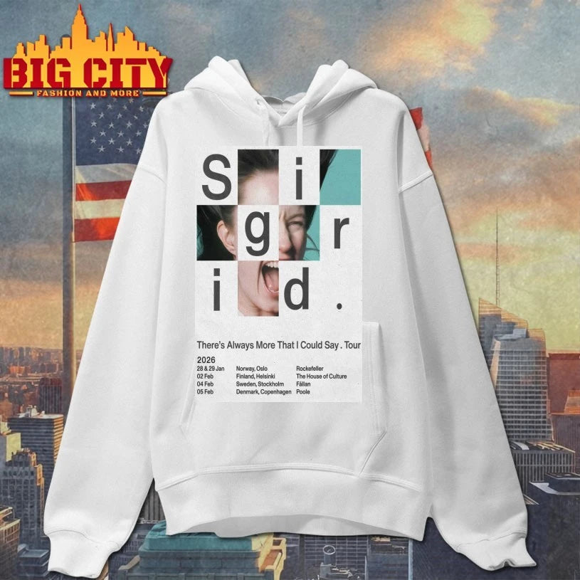 Sigrid Tour UK &amp; Europe 2026 Poster shirt