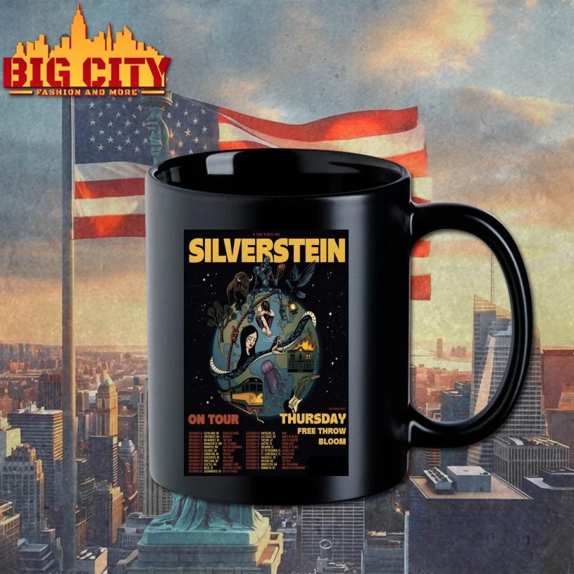 Silverstein 25 Years Of Noise Tour 2025 Poster Shirt