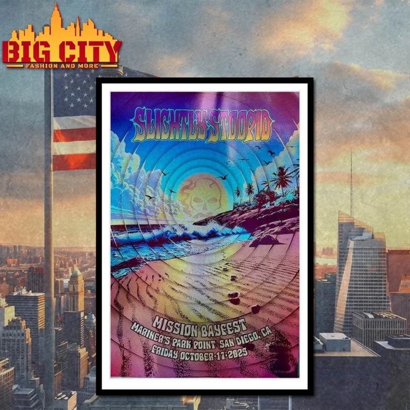 Slightly Stoopid San Diego, California Poster Shirt