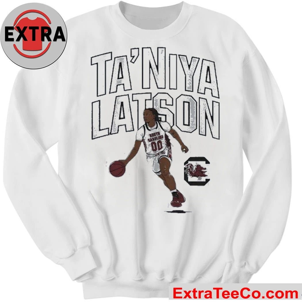 South Carolina Gamecocks Basketball Ta’Niya Latson player pose Logo Shirt