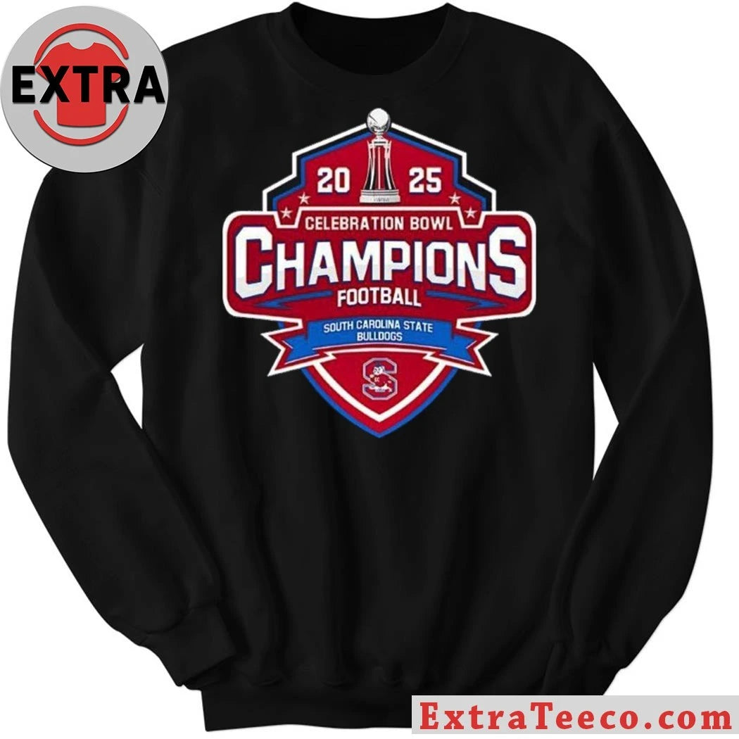 South Carolina State Bulldogs 2025 Celebration Bowl Champions South Carolina State defeated Prairie View A&amp;M T-Shirt