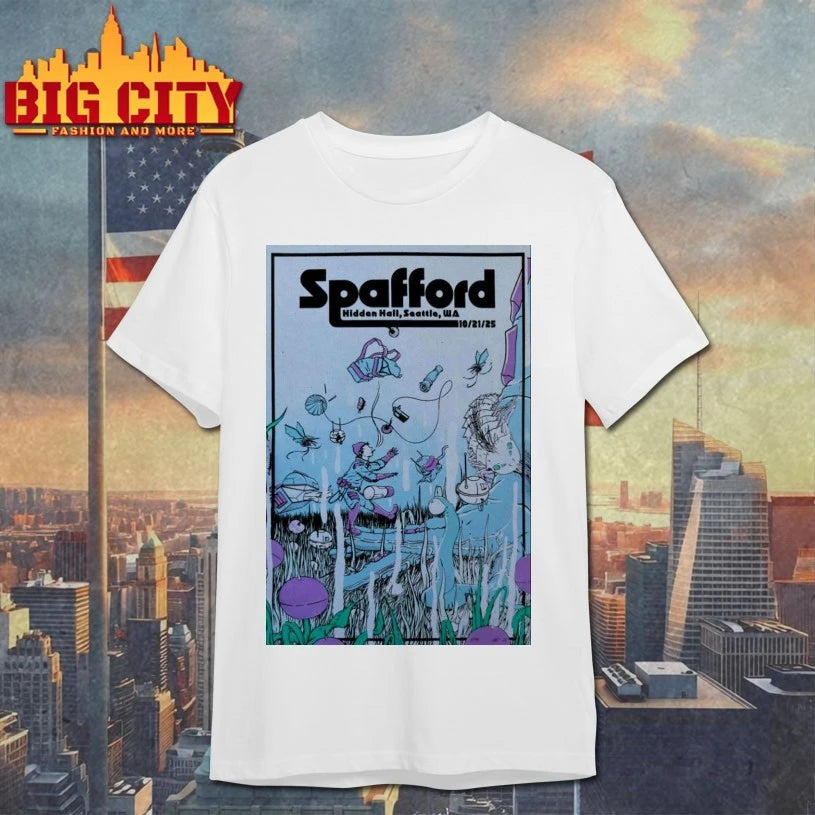 Spafford Tour Oct 21 2025 Hidden Hall Seattle Poster shirts