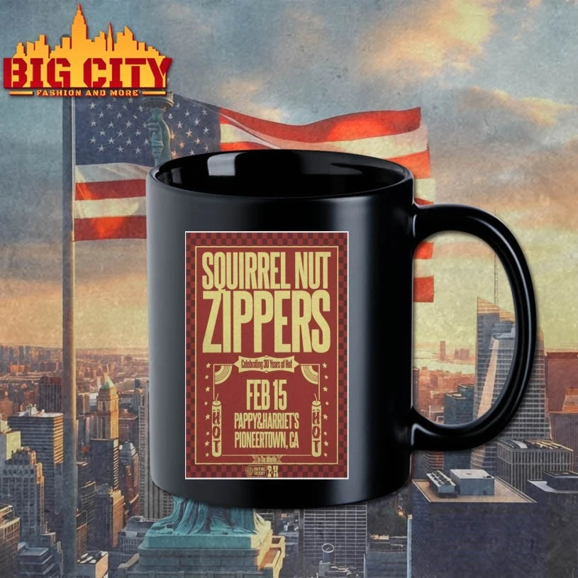 Squirrel Nut Zippers February 15 2026 Pioneertown, CA Poster Shirt