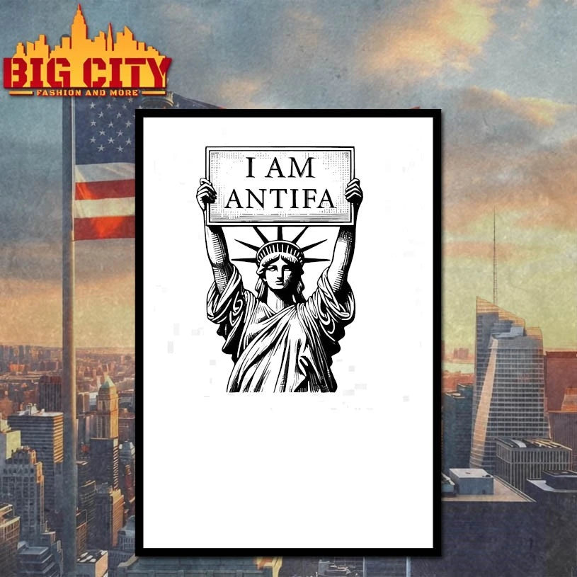 Statue Of Liberty I Am Antifa Shirt