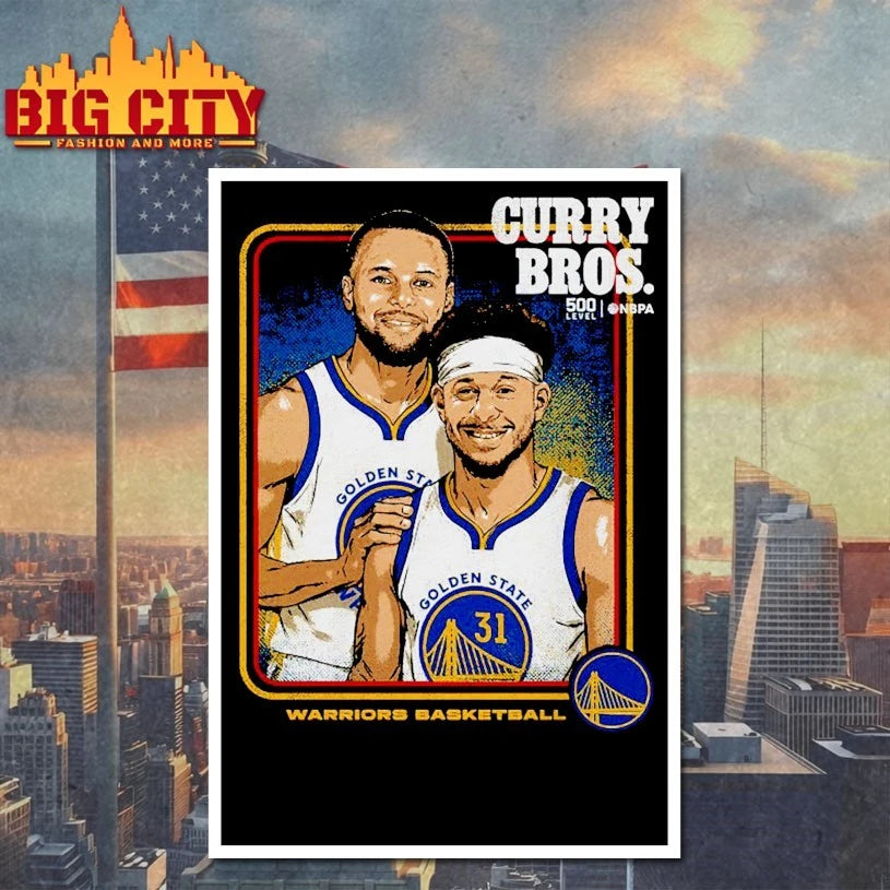 Steph Curry &amp; Seth Curry Golden State Warriors Step Brothers Shirt