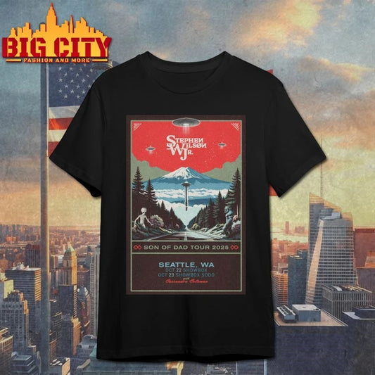 Stephen Wilson Jr. Seattle Washington Concert 2025 Poster shirts