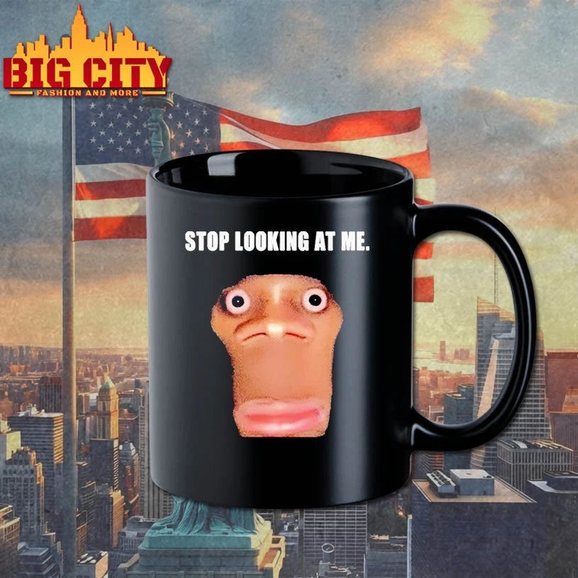 Stop Looking At Me Face meme shirt