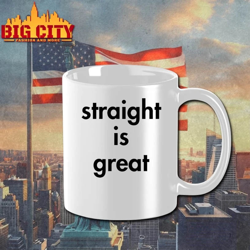 Straight Is Great text Shirt