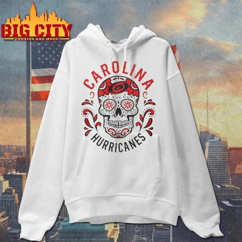 Sugar Skull X Carolina Hurricanes Hockey Logo 2025 Shirt
