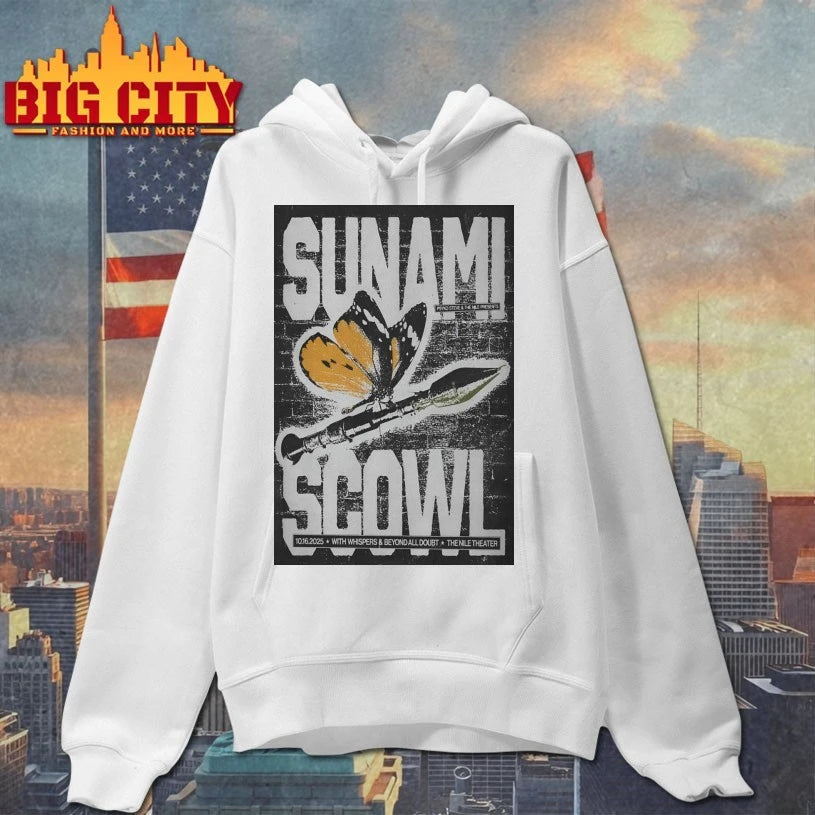 Sunami And Scowl At Nile Theater On Oct 16 2025 Poster Shirt