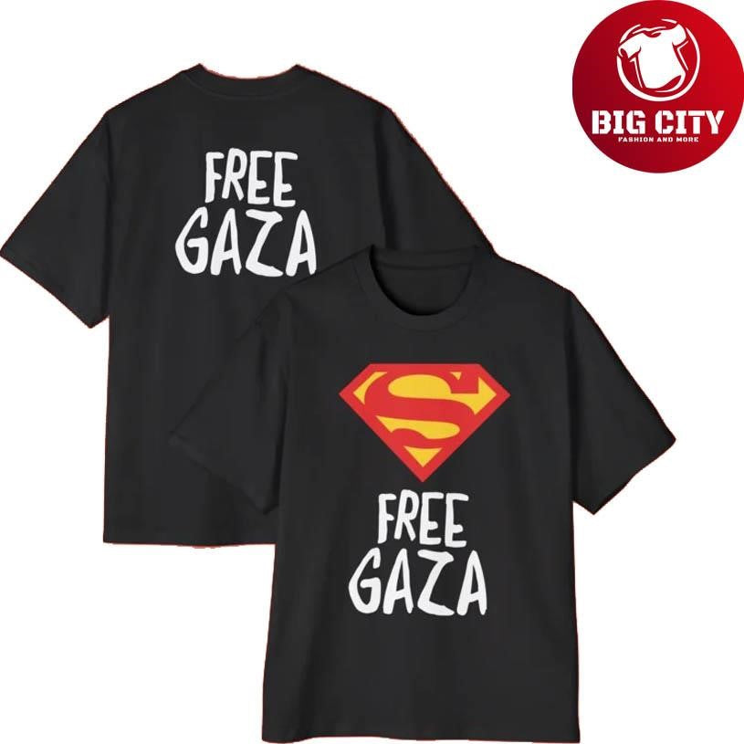 Superman Free Gaza Shirt.