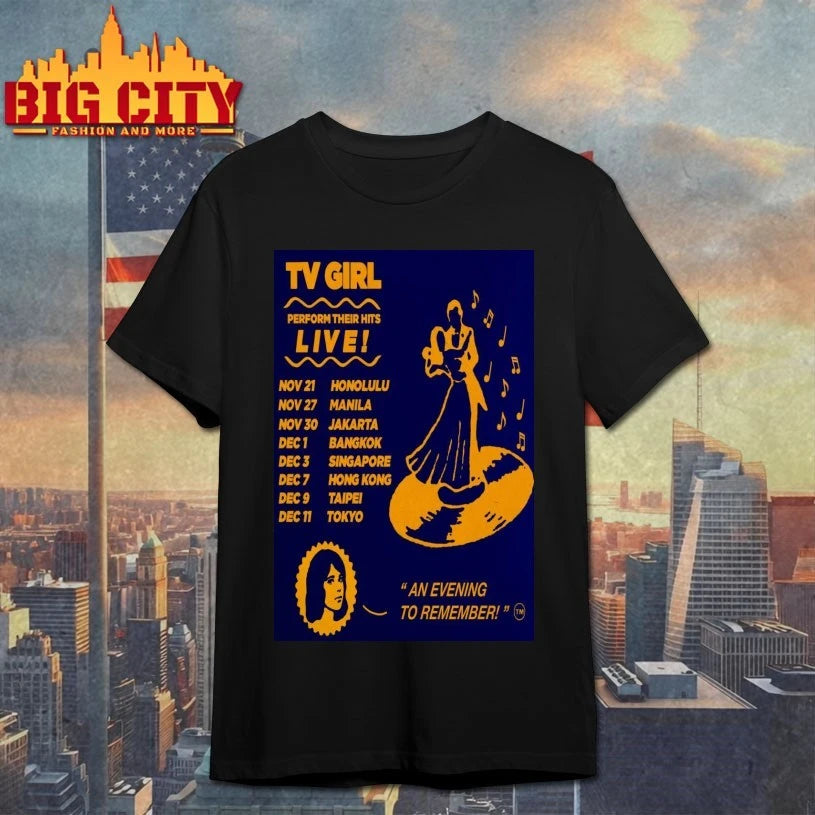 TV Girl November &amp; December 2025 Tour 2025 Poster shirt
