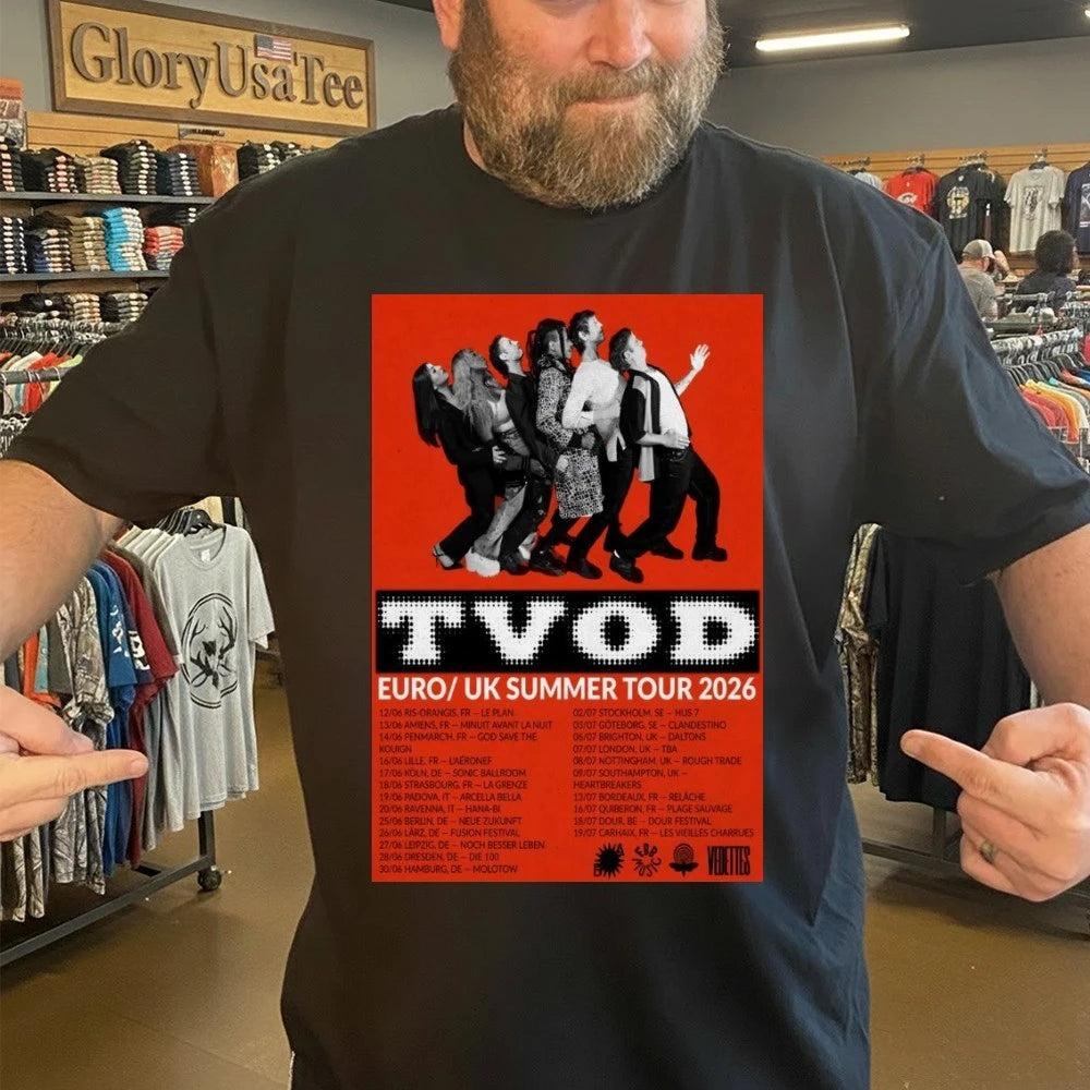 TVOD Europe UK 2026 Summer Tour Poster Shirt
