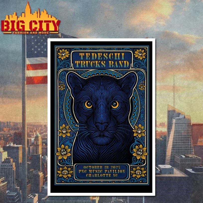 Tedeschi Trucks Band 10.18.2025 Charlotte NC Poster Shirt