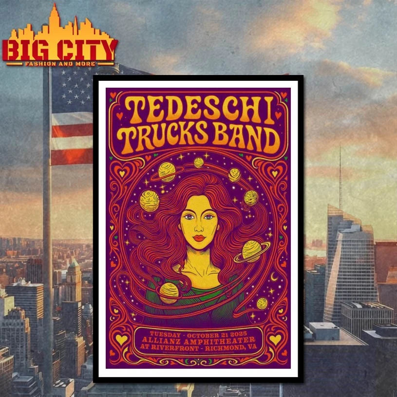 Tedeschi Trucks Band Fall Tour 2025 Allianz Amphitheater at Riverfront Poster Shirt