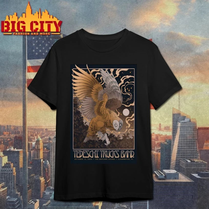 Tedeschi Trucks Band Oct 12 2025 Clearwater FL Poster shirt