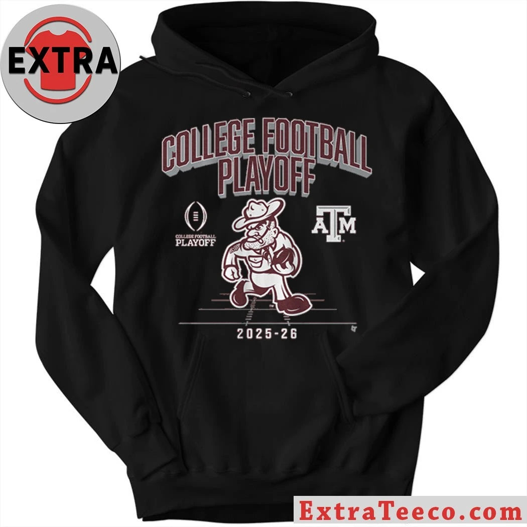Texas A&amp;M Football 2025-26 College Football Playoff Mascot T-Shirt