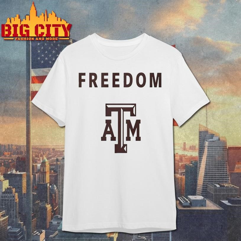 Texas Am University X Charlie Kirk Freedom 2025 Shirt