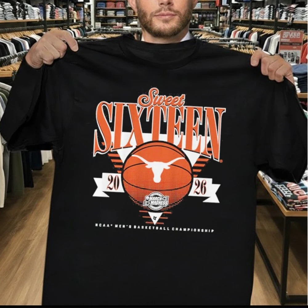 Texas Longhorns MBB 2026 Sweet Sixteen Men’s Basketball Championship Shirt