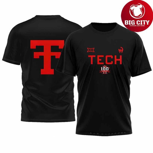 Texas Tech Red Raiders 1925 2025 logo of 100th anniversary shirt