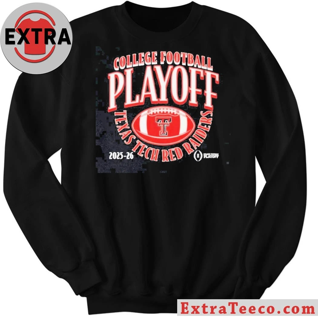 Texas Tech Red Raiders 2025-26 College Football Playoff Curve Celebrating Red Raiders’ Advancement to the College Football Playoff Shirt