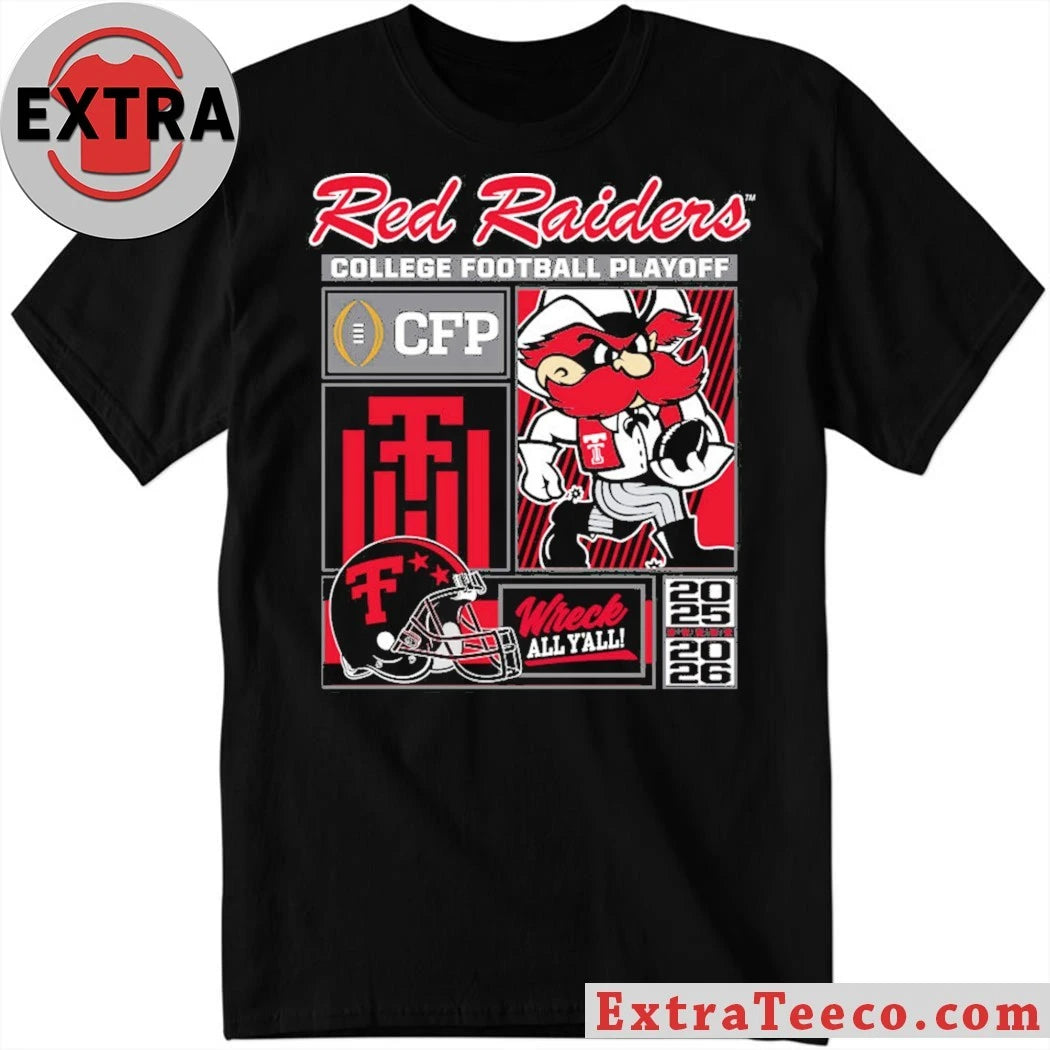 Texas Tech Red Raiders College Football Playoff (CFP), celebrating the team’s playoff berth Shirt