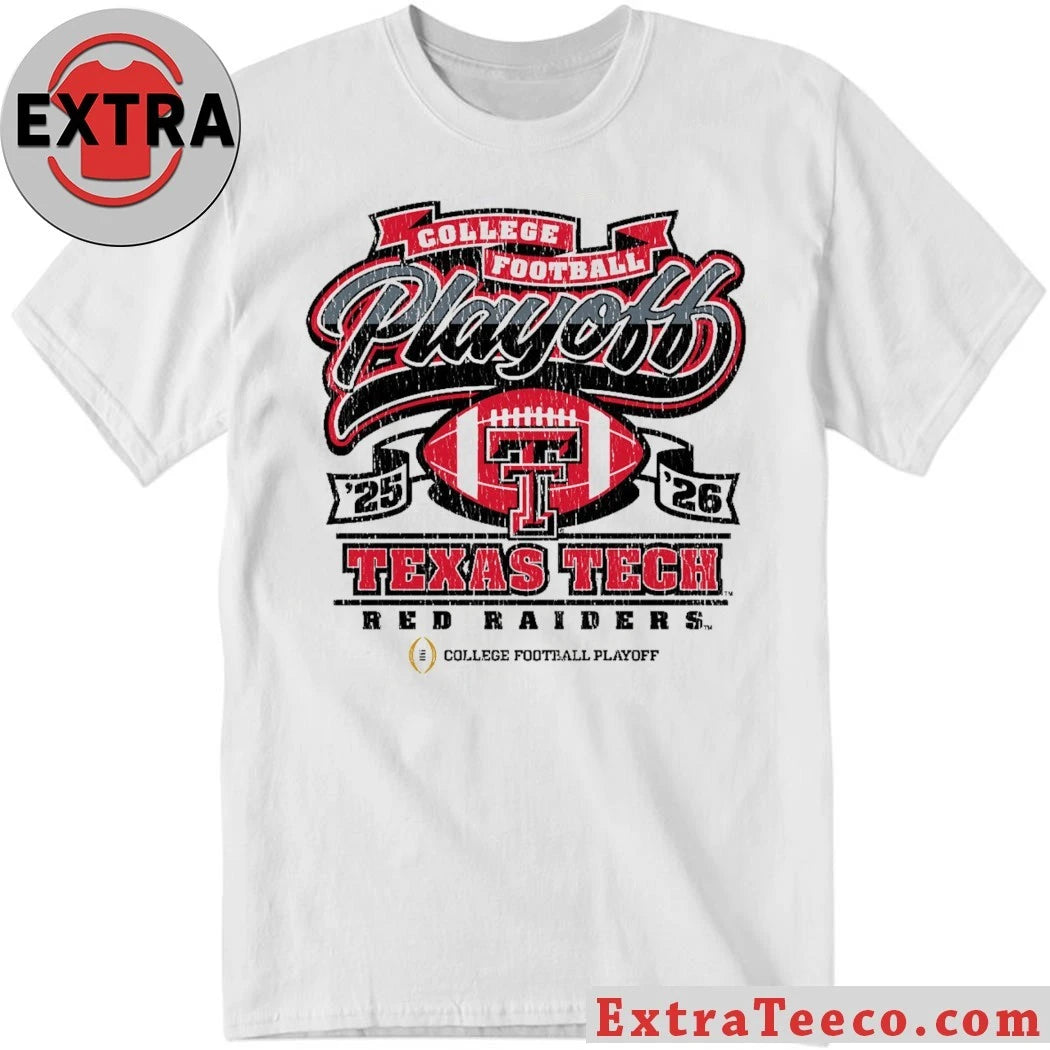 Texas Tech Red Raiders College Football Playoff The Texas Tech Red Raiders won the 2025 Big 12 Championship and advanced to the College Football Playoff Shirt