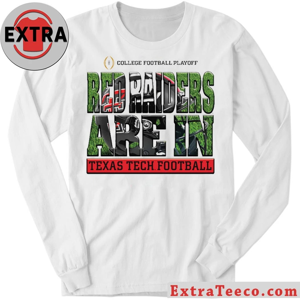 Texas Tech Red Raiders College Football Playoff We Are In Celebrating the Texas Tech Red Raiders reaching the Big 12 Championship for the first time in history Shirt