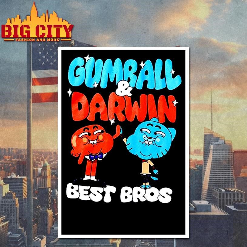 The Amazing World Of Gumball Best Bros Shirt