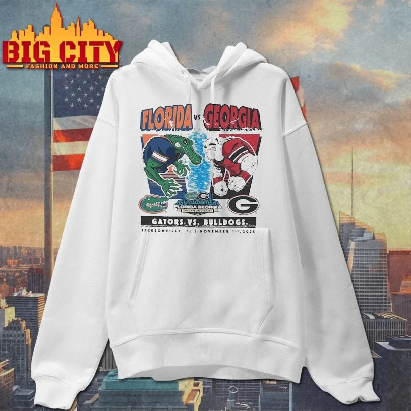 The Battle Florida Gators vs. Georgia Bulldogs 2025 Rivalry Shirt