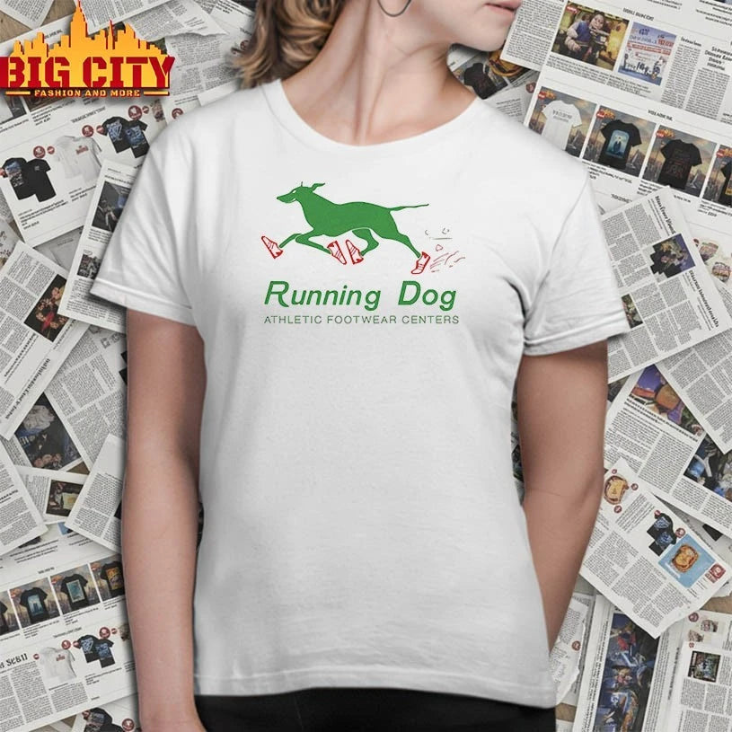 The Big Chill Running Dog Athletic Footwear Centers shirt