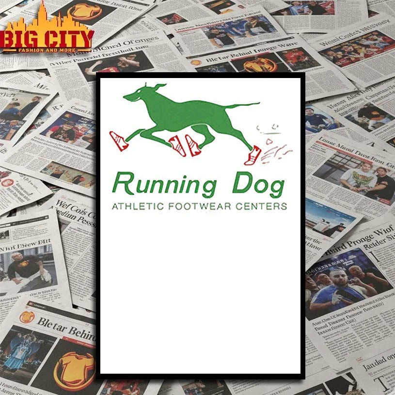 The Big Chill Running Dog Athletic Footwear Centers shirt
