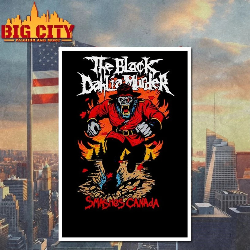 The Black Dahlia Murder Smashes Canada 2025 shirt