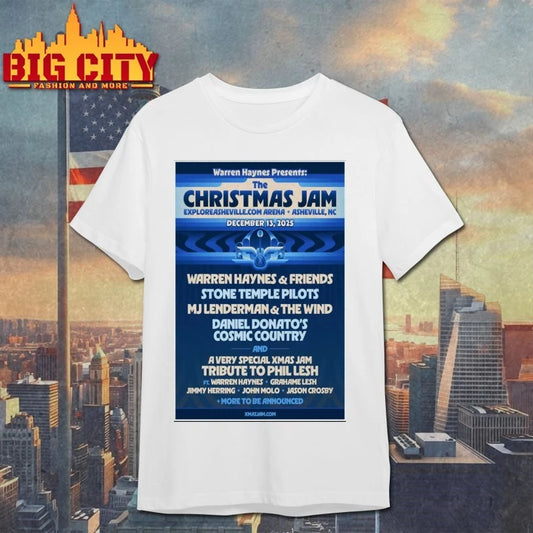 The Christmas Jam Asheville, NC December 13 2025 Poster Shirt