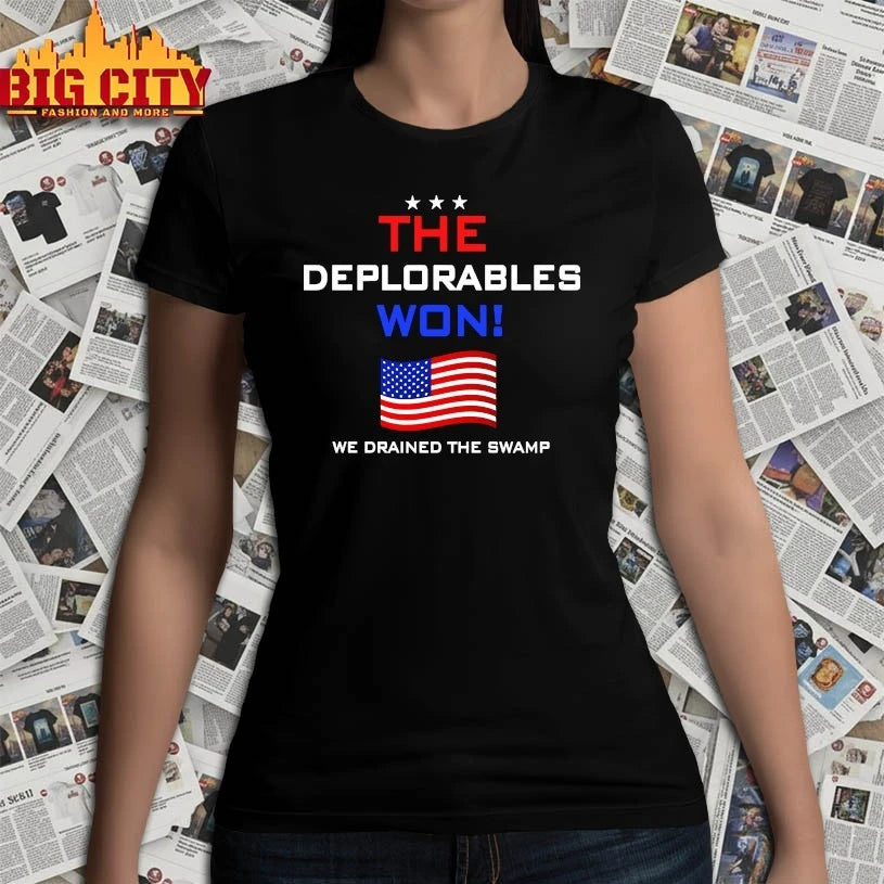 The Deplorables Won We drained the swamp shirt