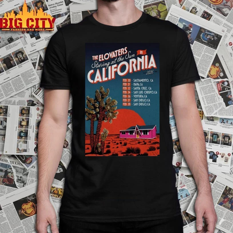 The Elovaters Live Show February 2026 Poster Shirts