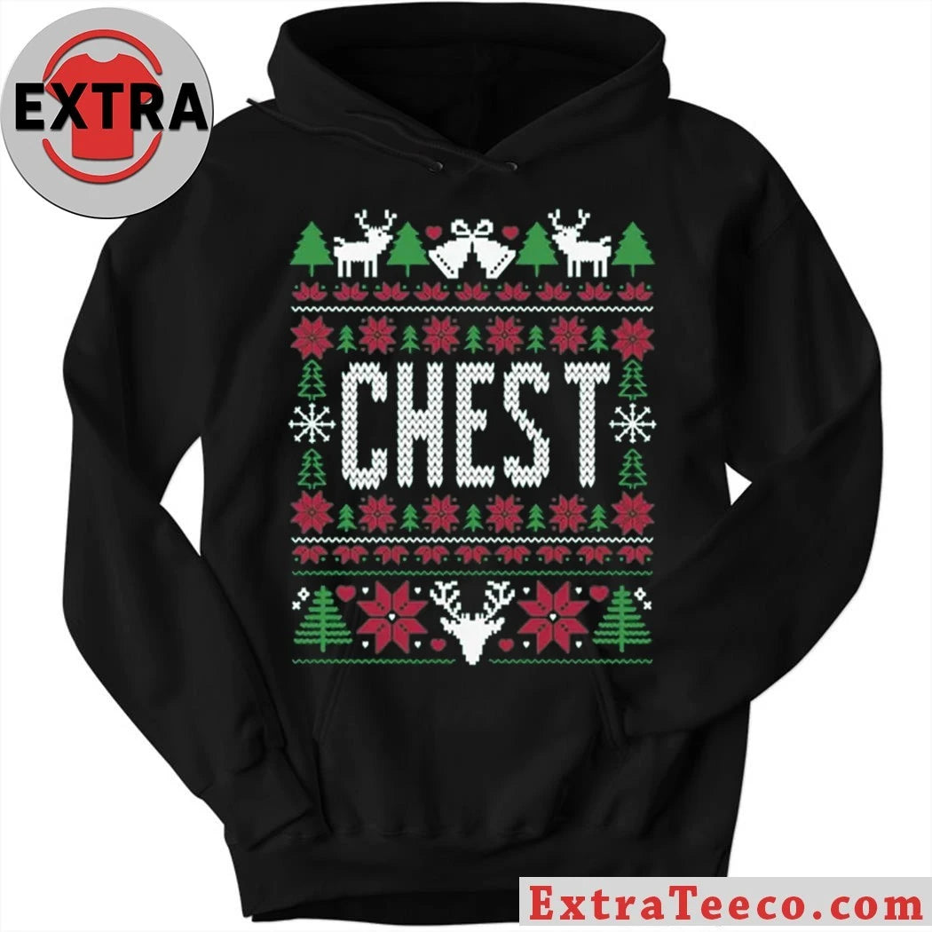 The Grinch Liz Langston Chest Ugly Christmas Shirt