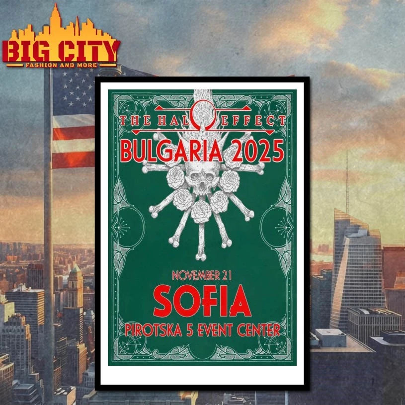 The Halo Effect Nov 21 2025 Pirotska 5 Event Center in Sofia Bulgaria Poster Shirt