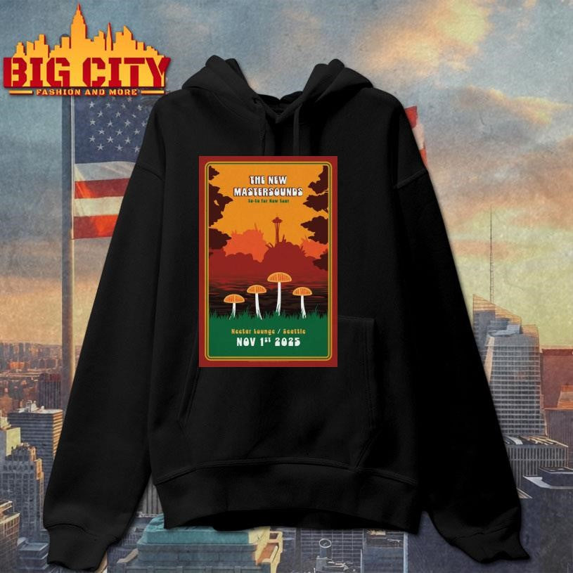 The New Mastersounds Nov 1st, 2025 Nectar Lounge in Seattle, WA Poster Shirt