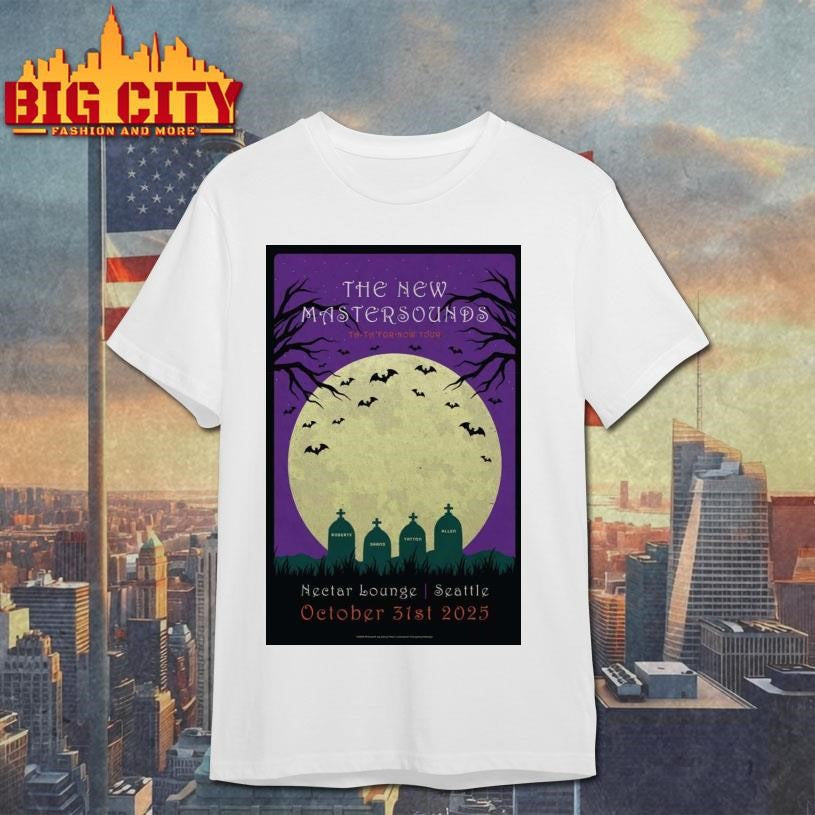 The New Mastersounds October 31 2025 Seattle, Washington Poster Shirt