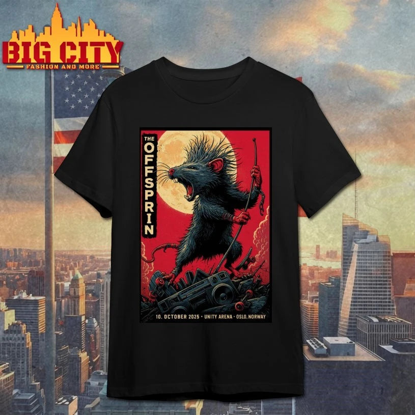 The Offspring Oct 10 2025 Unity Arena, Oslo Poster Shirt