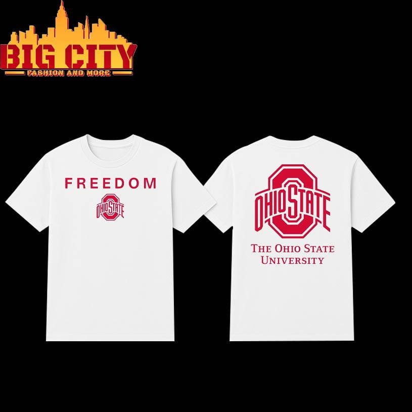 The Ohio State University Freedom 2025 Two Sided Shirt