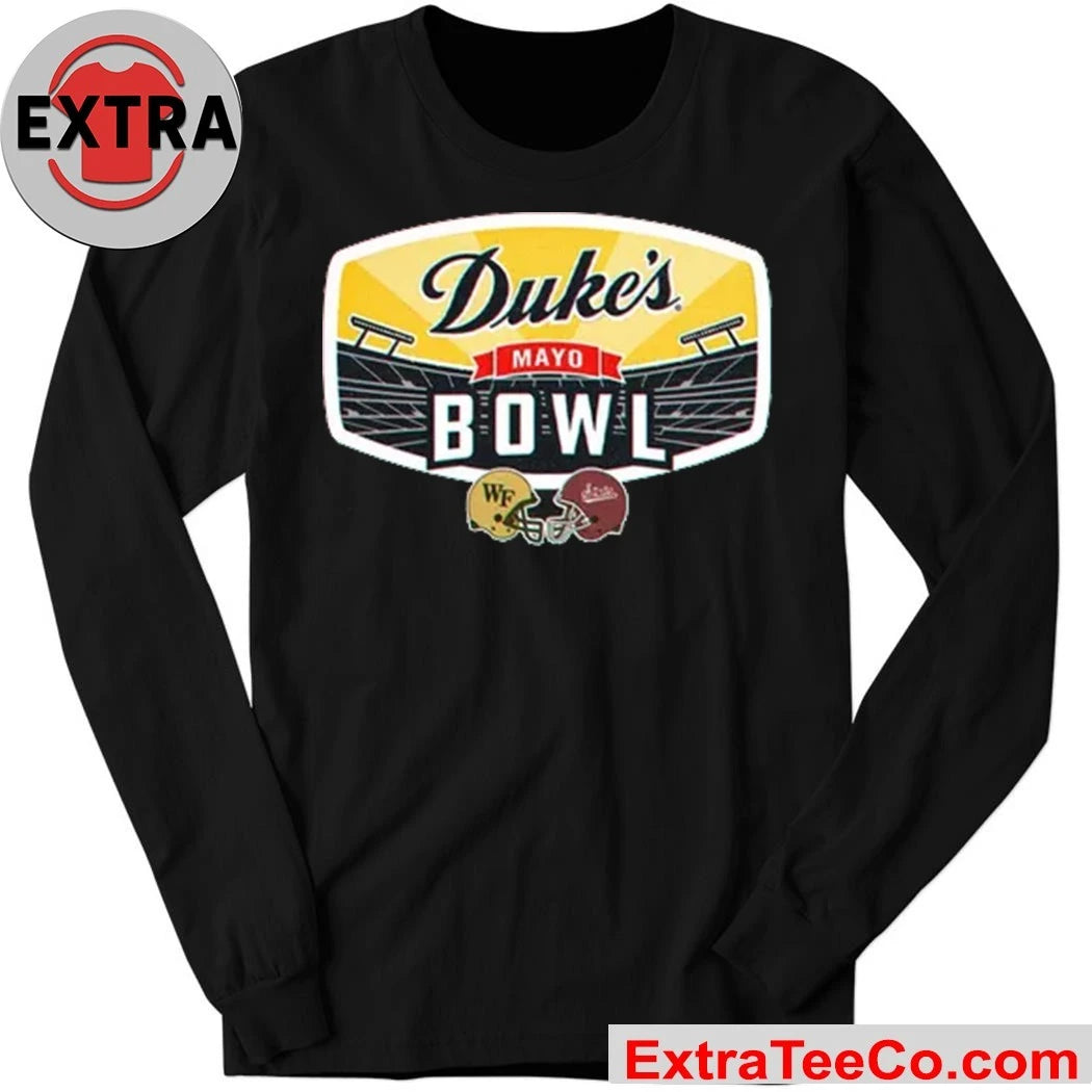 The upcoming Duke’s Mayo Bowl match is between the Wake Forest Demon Deacons and the Mississippi State Bulldogs Shirt