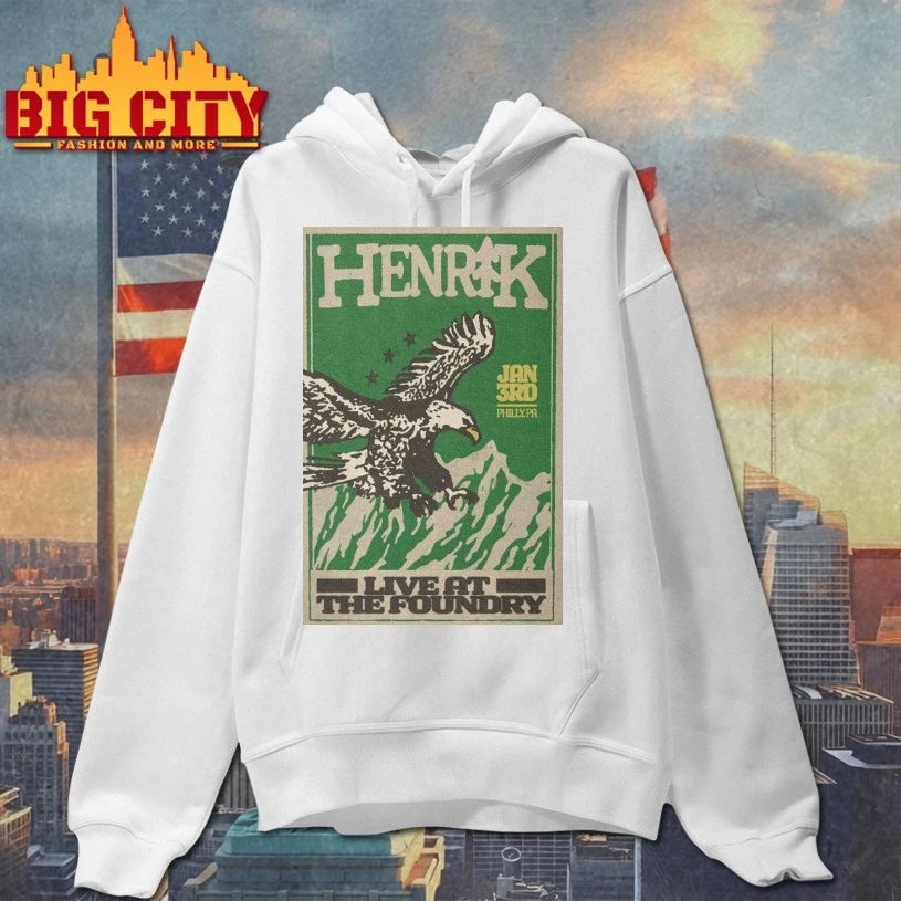 Top Henrik Live at The Foundry, Philadelphia, PA January 3, 2026 Poster shirt